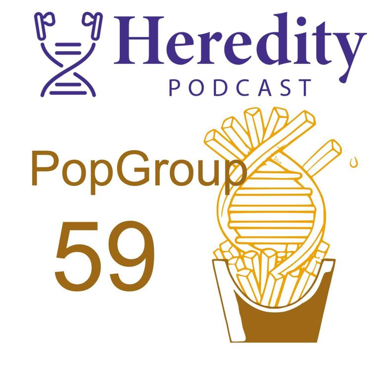 PopGroup 59 below the Heredity Podcast logo
